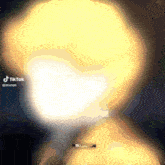 a drawing of a mushroom cloud with tiktok written in the corner