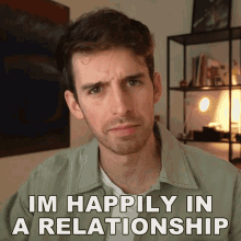 Im Happily In A Relationship Joey Kidney GIF - Im Happily In A Relationship Joey Kidney Im Contented In My Relationship GIFs