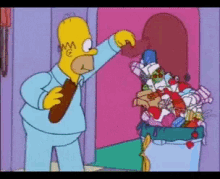 Sog Simpsons GIF - Sog Simpsons Montaña Basura GIFs
