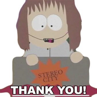 Thank You Shelly Marsh Sticker - Thank You Shelly Marsh South Park Stickers