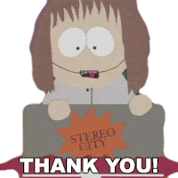 Thank You Shelly Marsh Sticker - Thank You Shelly Marsh South Park Stickers