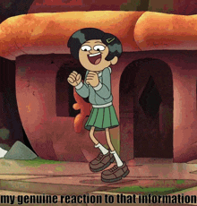 My Genuine Reaction To That Information Marcy GIF - My Genuine Reaction To That Information Marcy Amphibia GIFs