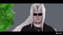Sephiroth Walking GIF - Sephiroth Walking Sun Glasses GIFs