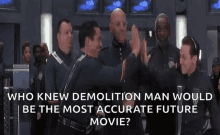 Demolition Man High Five GIF - Demolition Man High Five Most Accurate Future Movie GIFs