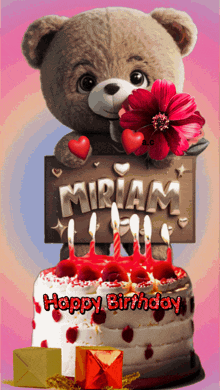Happy Birthday Miriam GIF - Happy Birthday Miriam GIFs