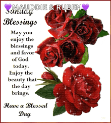 Sundayblessings Haveablessedday GIF - Sundayblessings Haveablessedday Roses GIFs