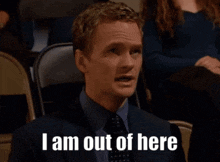 Barney Stinson How I Met Your Mother GIF - Barney Stinson How I Met Your Mother I Am Out Of Here GIFs