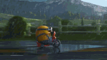 Minion Otto GIF - Minion Otto Tricycle GIFs