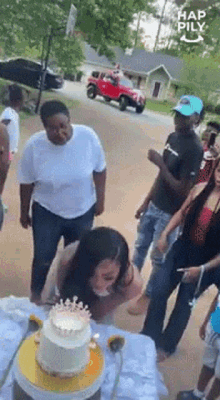 Blow Candle Happily GIF - Blow Candle Happily Birthday GIFs