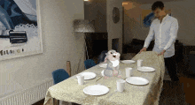Table Dishes GIF - Table Dishes Tablecloth GIFs