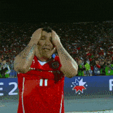 Euforico Gary Medel GIF - Euforico Gary Medel Federación De Fútbol De Chile GIFs