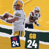 Green Bay Packers (24) Vs. New England Patriots (24) Fourth-quarter-overtime Break GIF - Nfl National Football League Football League GIFs