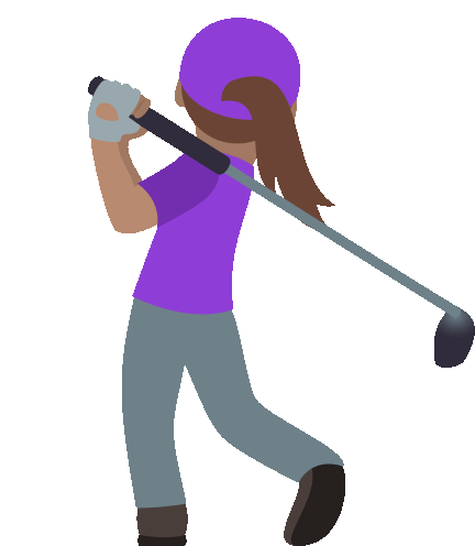 Golfing Joypixels Sticker - Golfing Joypixels Lets Play Golf Stickers
