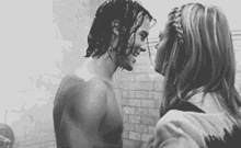 Shower Couple GIF - Shower Couple Looking GIFs
