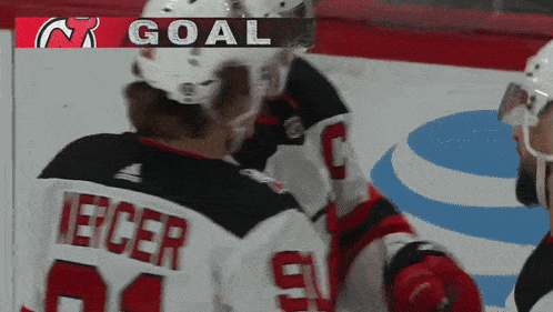 NHL GIFs on X: Dawson Mercer buries his first career NHL goal to