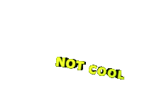 Not Cool Nope Sticker - Not Cool Nope Boring Stickers