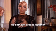 Nene Leaks We Both Can Be Fake Together GIF - Nene Leaks We Both Can Be Fake Together Bye GIFs