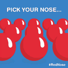 pick your nose red balls red nose