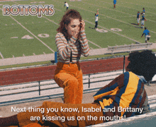 Next Thing You Know Isabel And Brittany Are Kissing Us On The Mouths Pj GIF