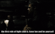 Fight Club Tyler Durden GIF - Fight Club Tyler Durden Rules GIFs