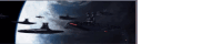 a group of star wars ships are flying in the sky