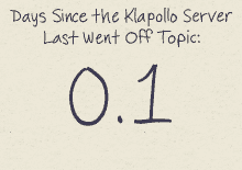 Klapollo Server Days Since GIF - Klapollo Server Days Since Off Topic GIFs