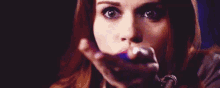 Lydia Martin Holland Roden GIF - Lydia Martin Holland Roden Blowing GIFs