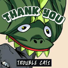 Thank You Trouble Cats GIF - Thank You Trouble Cats Shining Eyes GIFs