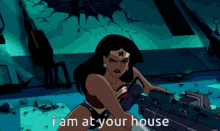 Wonder Woman Dc GIF - Wonder Woman Dc Gun GIFs