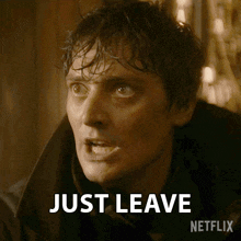 Just Leave Daniel Solace GIF - Just Leave Daniel Solace Aneurin Barnard GIFs