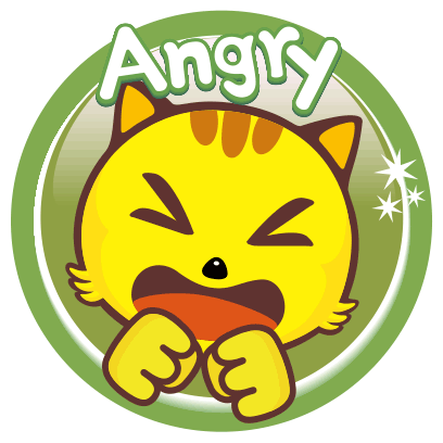 Angry Angry Emoji Sticker - Angry Angry Emoji Cat - Discover & Share GIFs