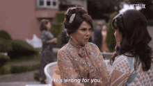 Hes Wrong For You Verónica Castro GIF - Hes Wrong For You Verónica Castro Virginia De La Mora GIFs
