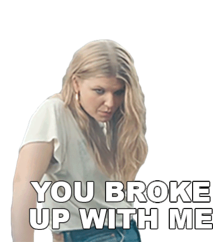 You Broke Up With Me Brynn Elliott Sticker - You Broke Up With Me Brynn Elliott Might Not Like Me Song Stickers