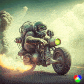 Quaternario Monkey GIF - Quaternario Monkey Motorcycle GIFs