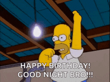 Homer Simpson Lights Out GIF - Homer Simpson Lights Out Knock Out GIFs