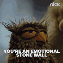 youre an emotional stone wall stacey the barbarian and the troll no emotions wall of emotions
