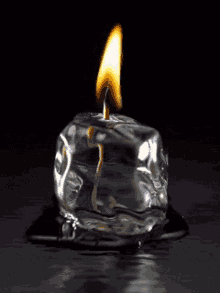 Candle Ice GIF - Candle Ice Water Flow GIFs