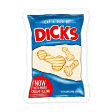 a bag of dicks potato chips with a penis on it