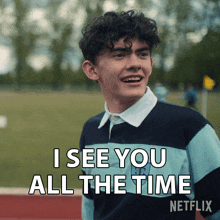 I See You All The Time Charlie Spring GIF - I See You All The Time Charlie Spring Heartstopper GIFs
