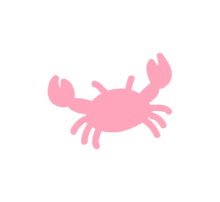 crab pink