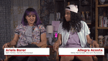 Ariela Barrer And Allegra Acosta GIF - Ariela Barrer And Allegra Acosta GIFs