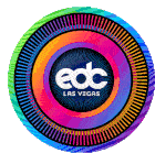 Edc Las Vegas Edc Sticker - Edc Las Vegas Edc Color Stickers