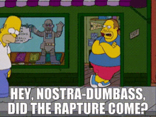 Rapture End Of The World GIF - Rapture End Of The World The Simpsons GIFs