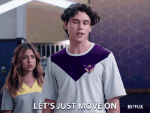 Lets Just Move On Finn Roberts GIF - Lets Just Move On Finn Roberts Alex Woods GIFs