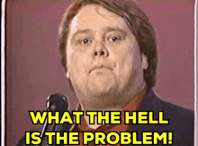 Louie Anderson What The Hell Is The Problem GIF - Louie Anderson Louie What The Hell Is The Problem GIFs