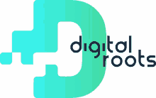 digital roots logo animated text text snack