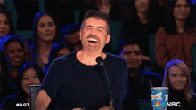 Laughing Simon Cowell GIF - Laughing Simon Cowell America'S Got Talent GIFs