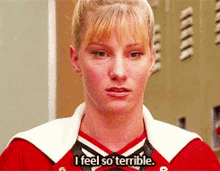 Glee Brittany Pierce GIF - Glee Brittany Pierce I Feel So Terrible GIFs