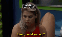 Elena Davies Bbelena GIF - Elena Davies Bbelena Could You Not GIFs