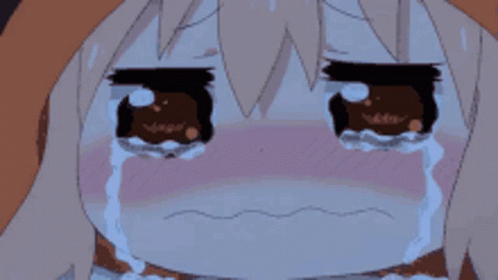 depressed anime girl chibi